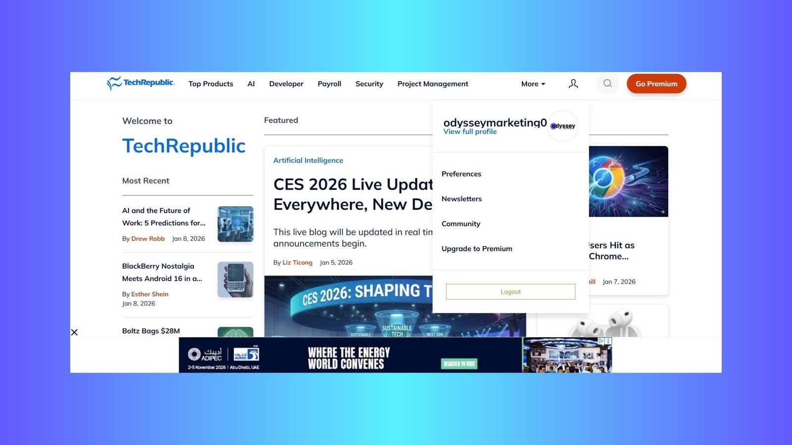 TechRepublic forum